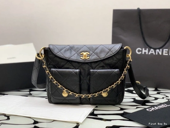 First Bag Ru HOBO CHANEL HANDBAG-21×30×5cm 0822